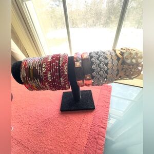 Elegant Multi-Color Bangle Set,  sets of 12 and sets of 2 prices in description